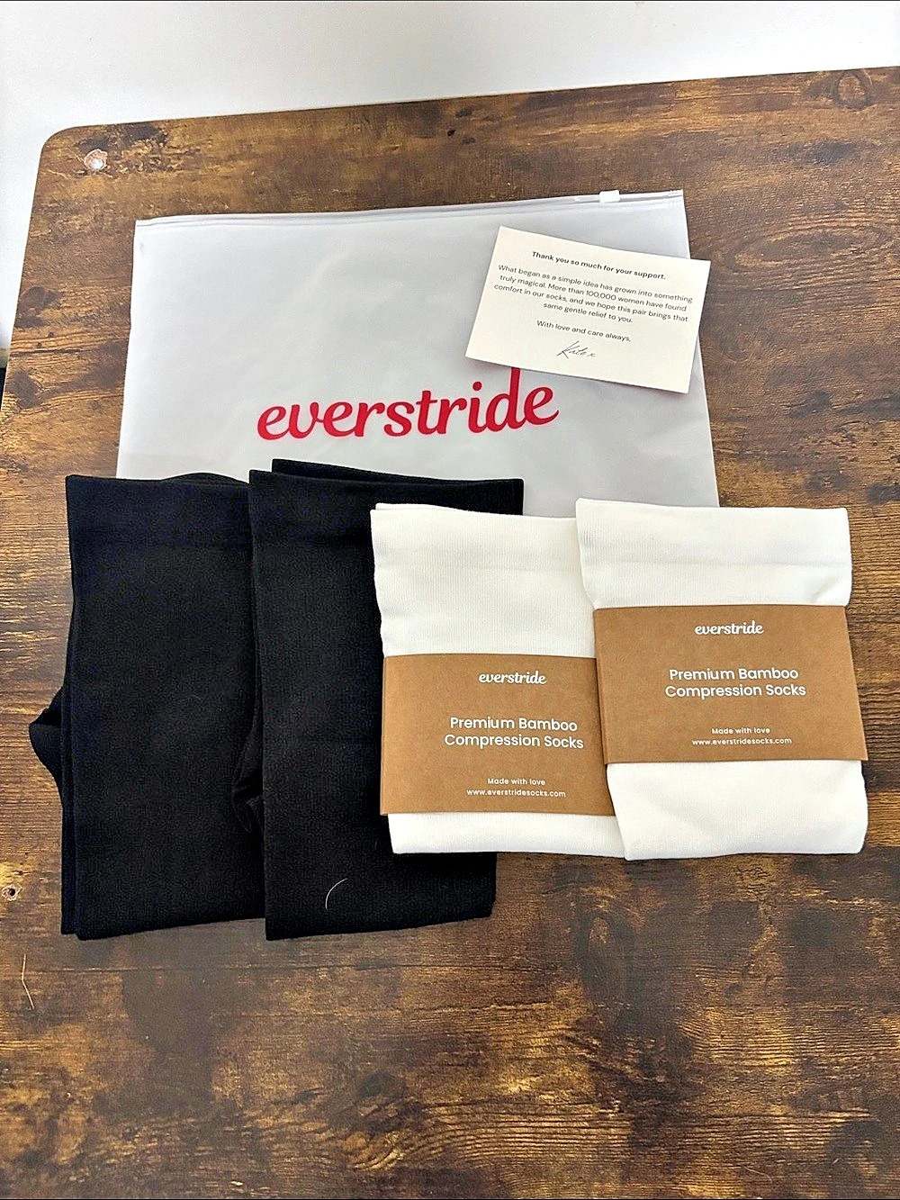 Everstride Premium Bamboo Compression socks (4) NWT